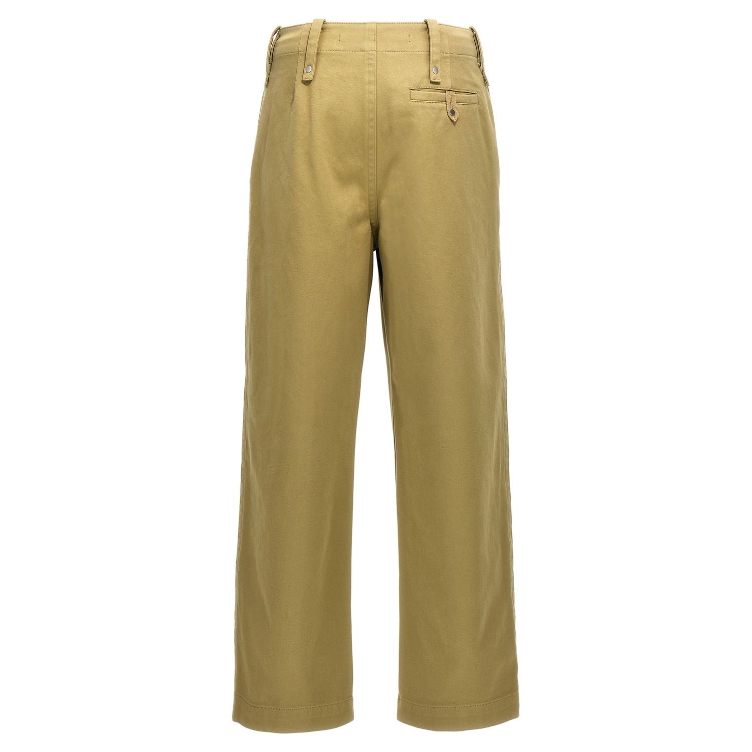 Burberry Beige Cotton Casual Pants