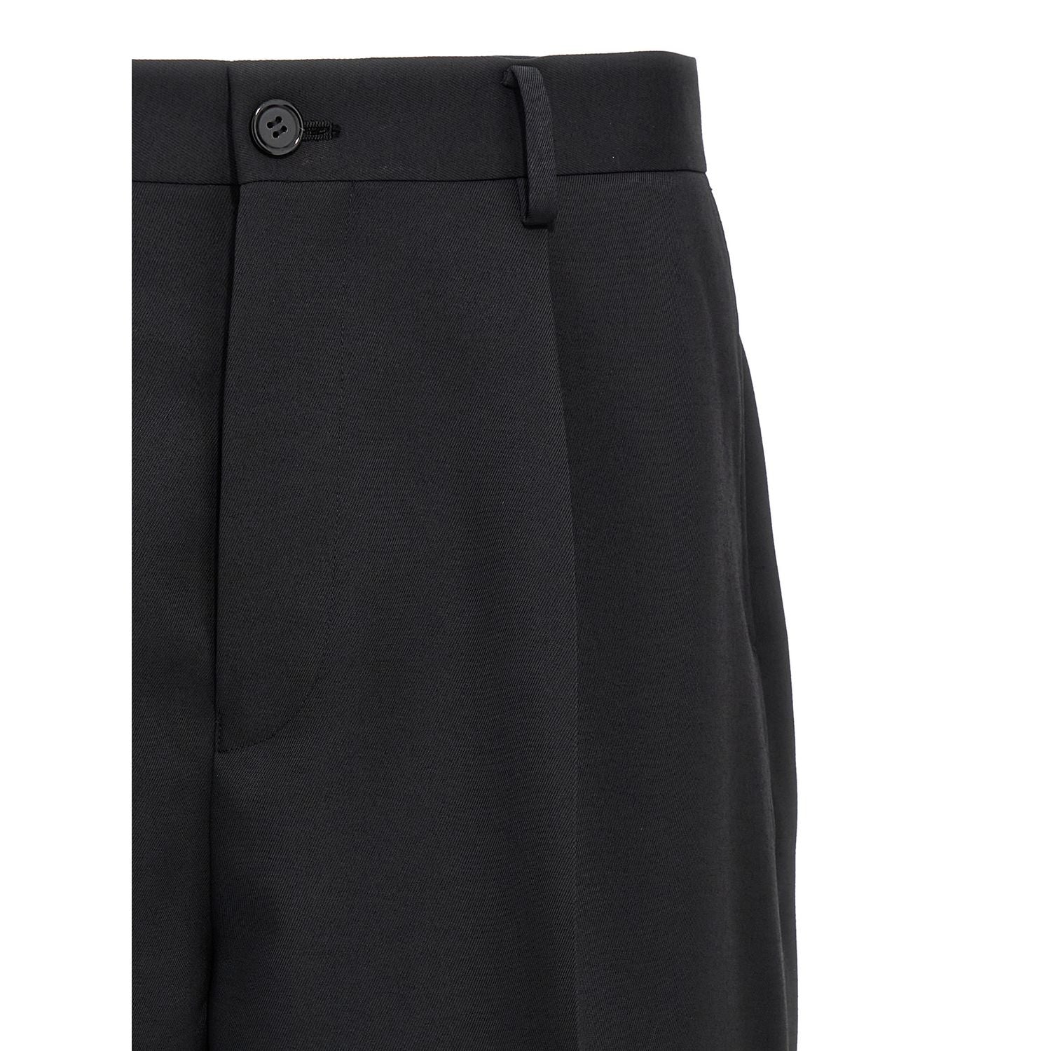 Undercover Black Polyester Bermuda Shorts