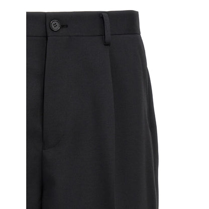Undercover Black Polyester Bermuda Shorts