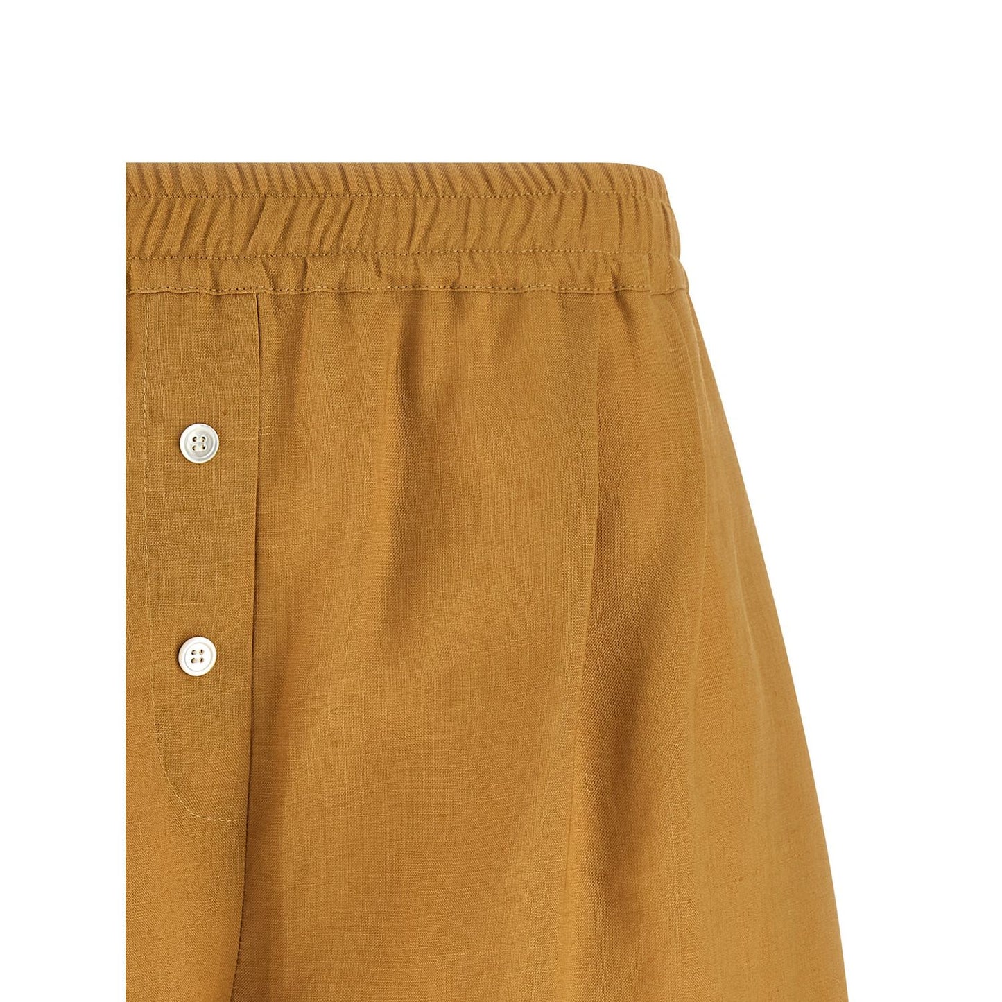 Marni Bicolor Calfskin Bermuda Shorts