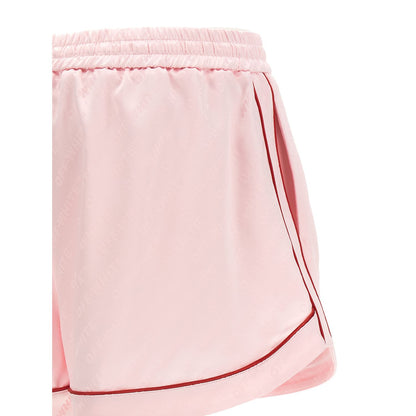 Off-White Multicolor Viscose Bermuda Shorts