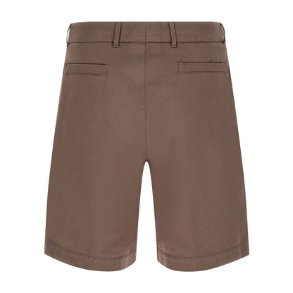 Brunello Cucinelli Brown Cotton Bermuda Shorts