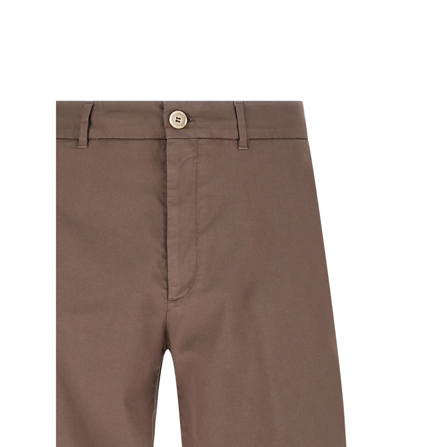 Brunello Cucinelli Brown Cotton Bermuda Shorts
