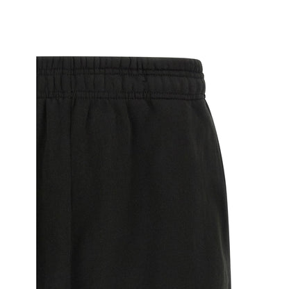 Entire Studios Black Cotton Bermuda Shorts
