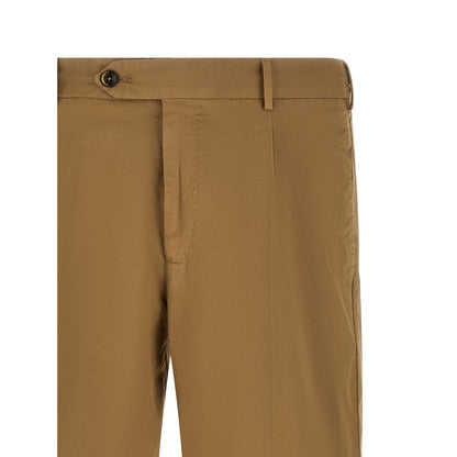 PT Torino Beige Cotton Bermuda Shorts