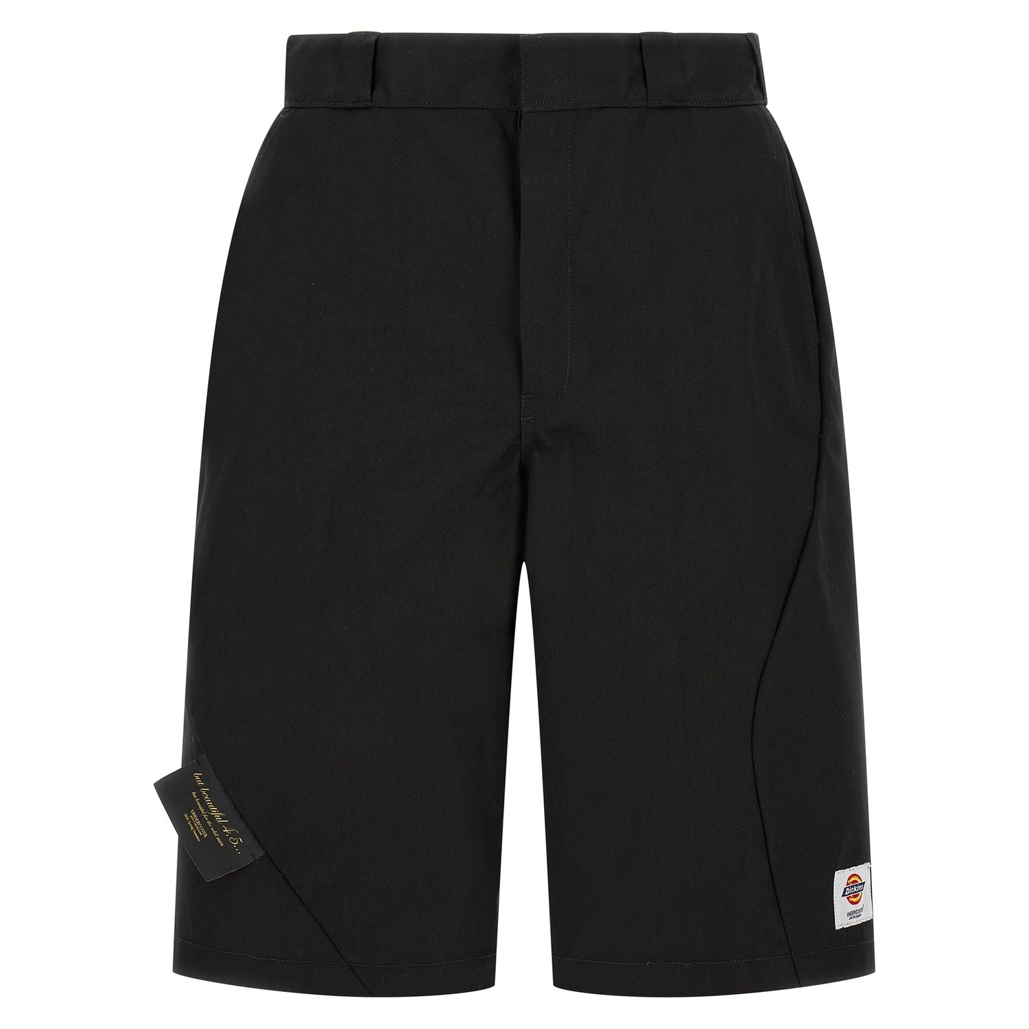 Undercover Black Polyester Bermuda Shorts