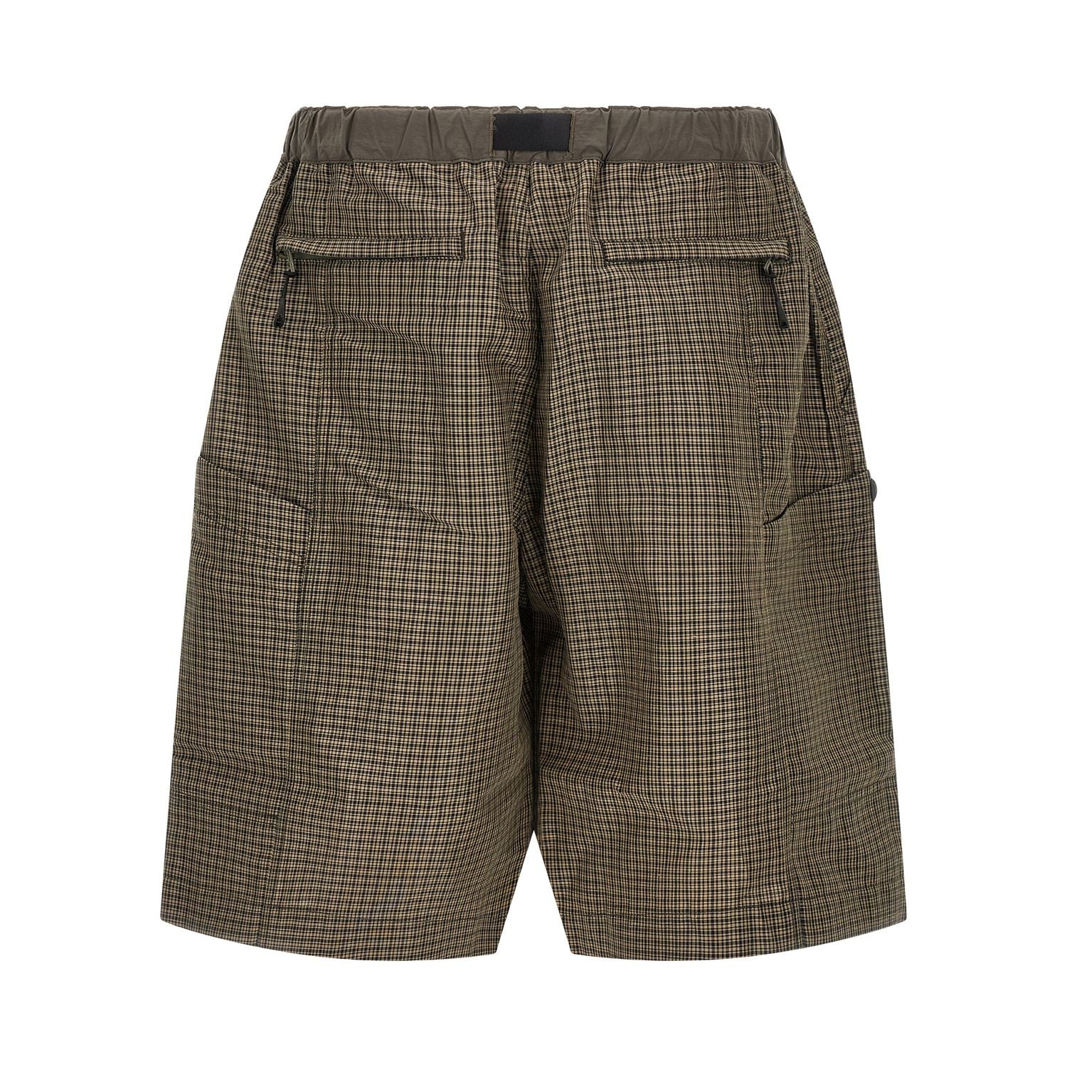 Comme Des Garçons Bicolor Linen Bermuda Shorts