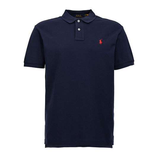 Polo Ralph Lauren Blue Cotton Polo Shirt