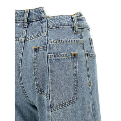 Maison Margiela Blue Cotton Jeans Denim