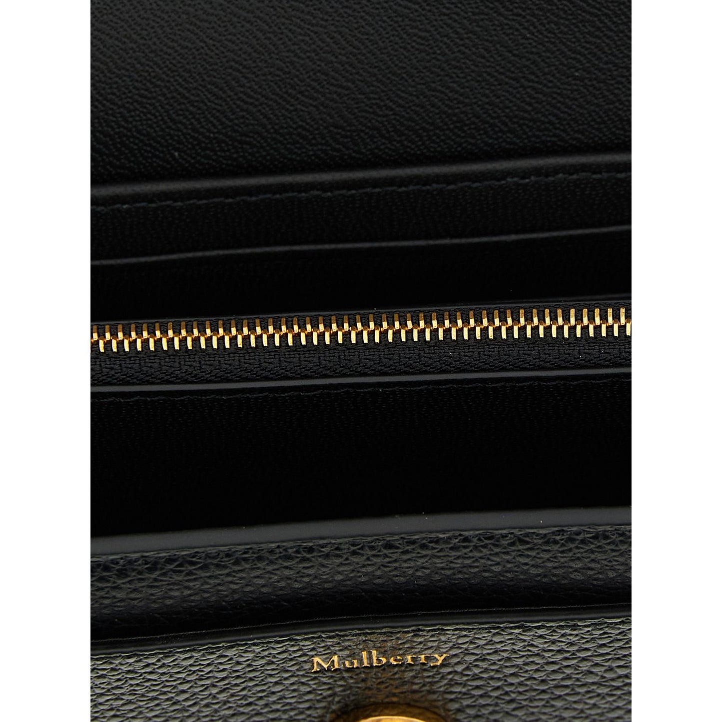 Mulberry Black Bovine Leather Cardholder