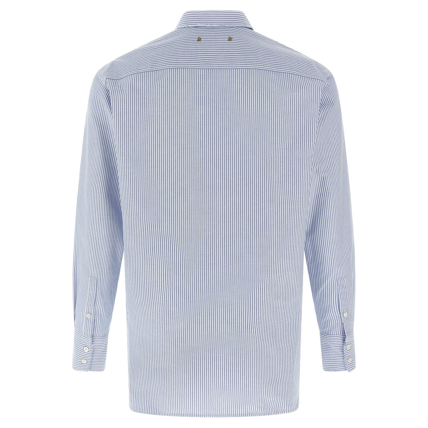 Golden Goose Blue Cotton Blouse