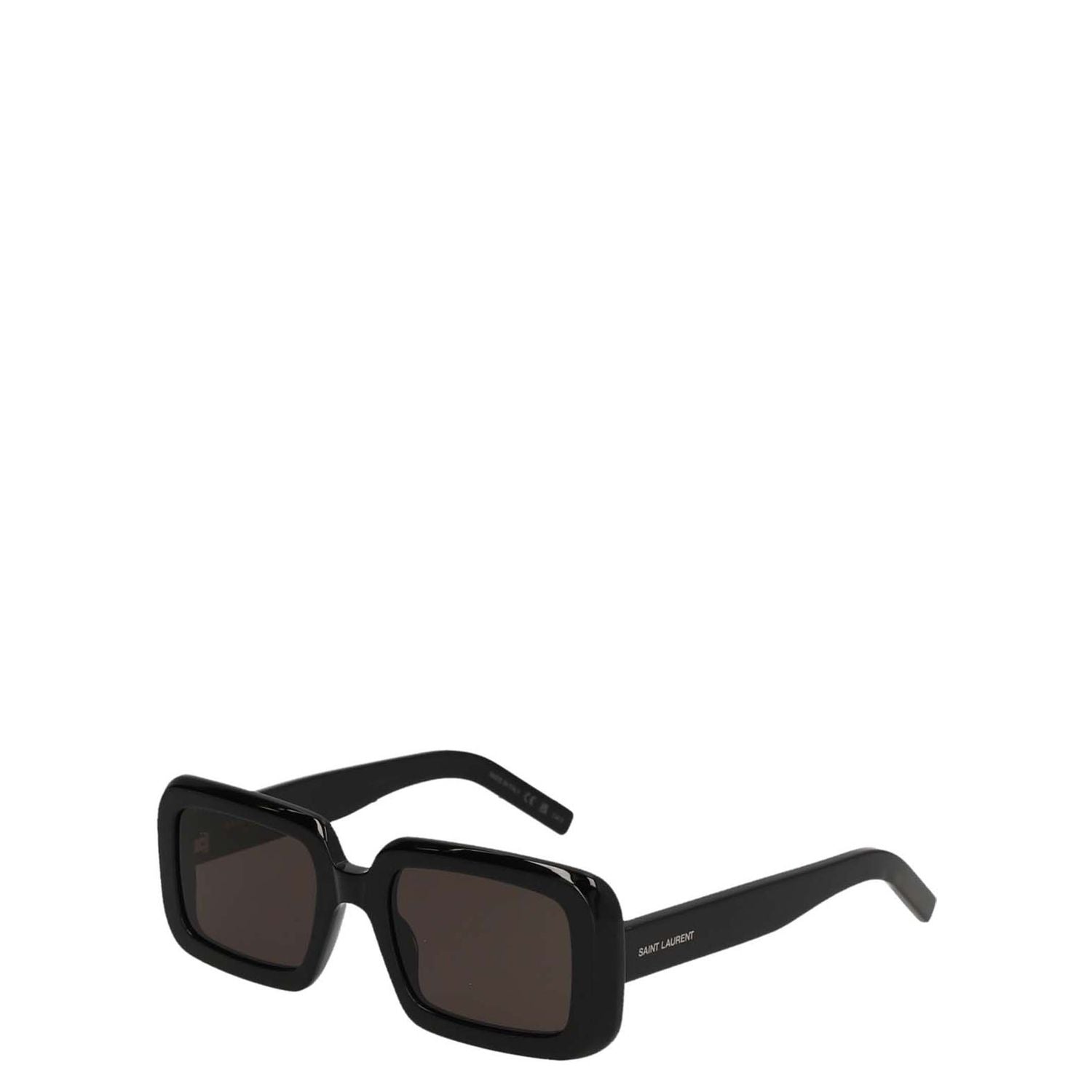 Saint Laurent Black Acetate Sunglasses