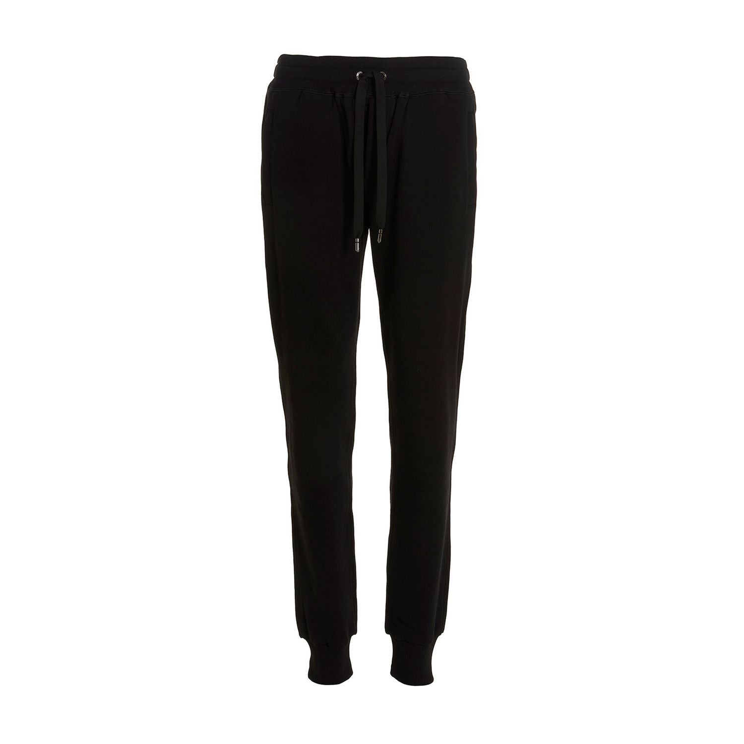 Dolce & Gabbana Black Cotton Joggers (Workout Pants)
