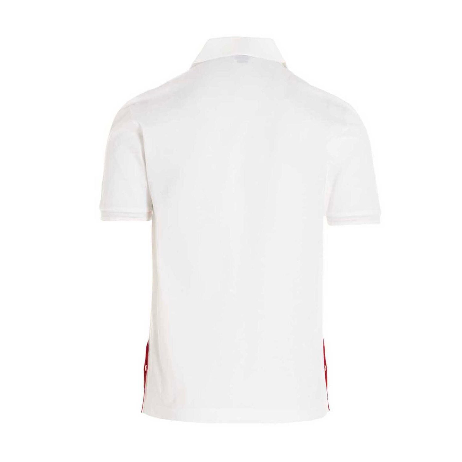 Thom Browne White Cotton Polo Shirt