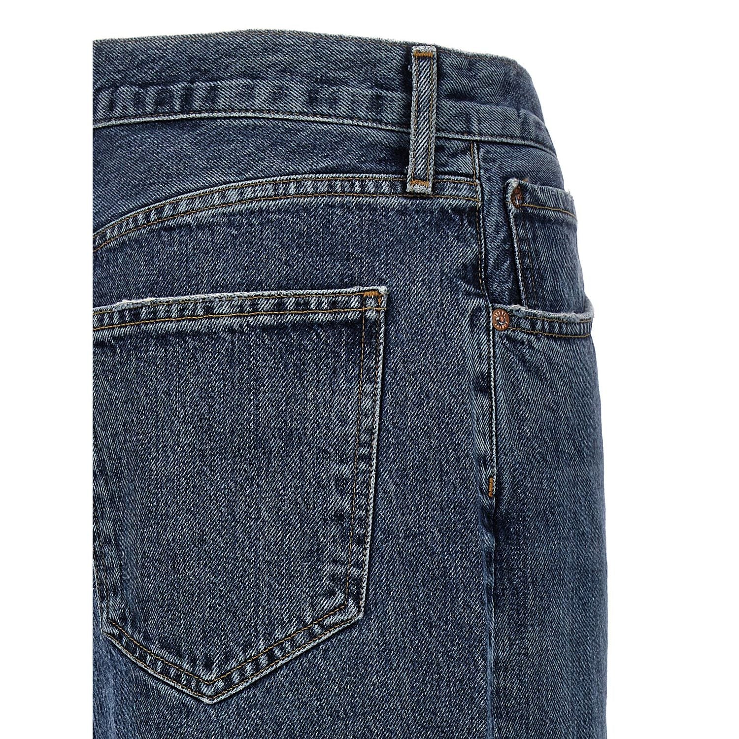 Agolde Blue Cotton Jeans Denim