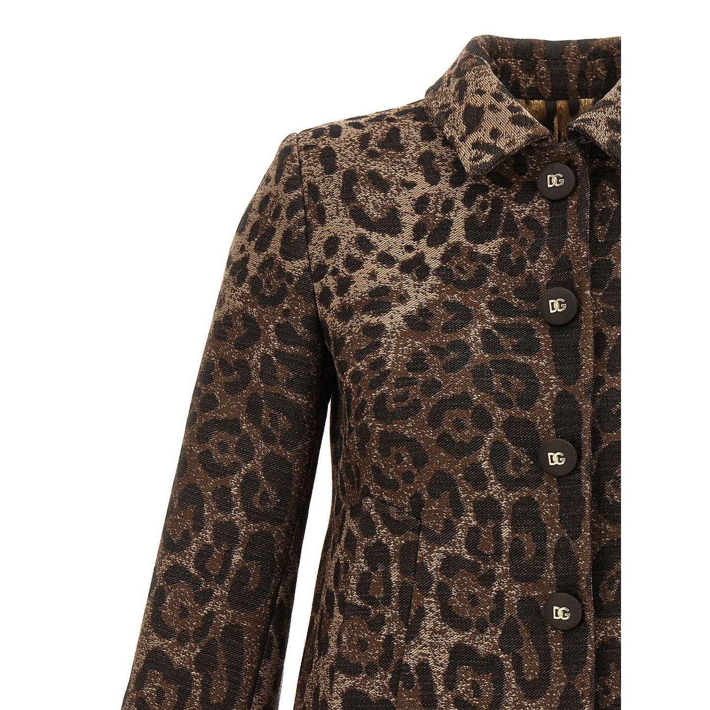 Dolce & Gabbana Brown Virgin Wool Blazer