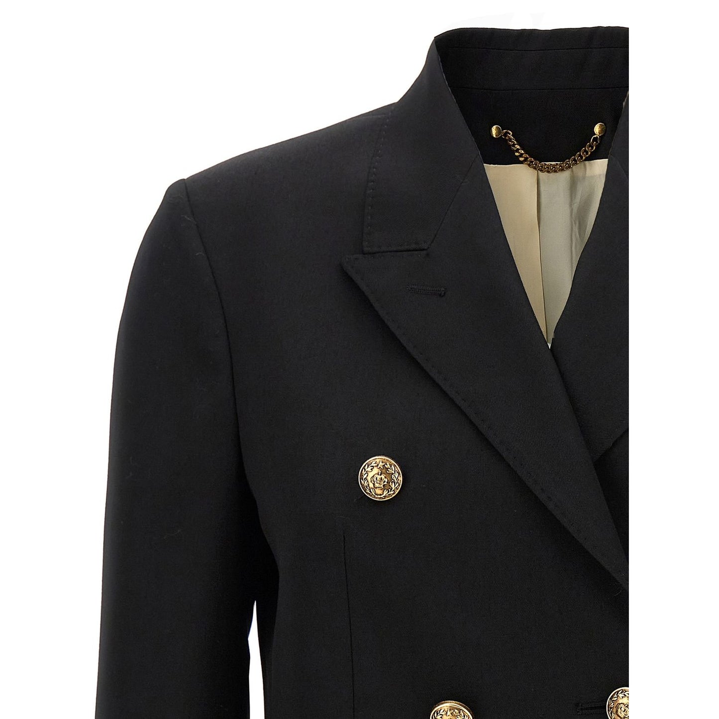 Golden Goose Black Virgin Wool Blazer