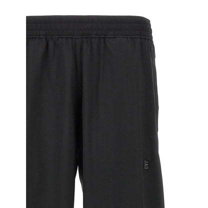 Givenchy Black Virgin Wool Casual Pants