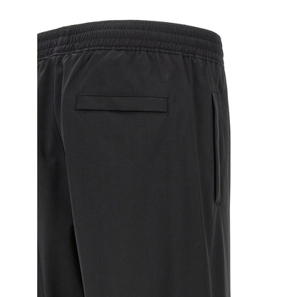 Givenchy Black Virgin Wool Casual Pants