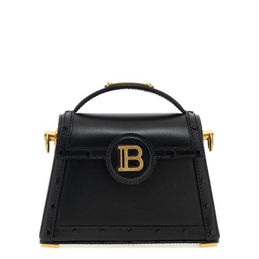 Balmain Black Calfskin Handbag