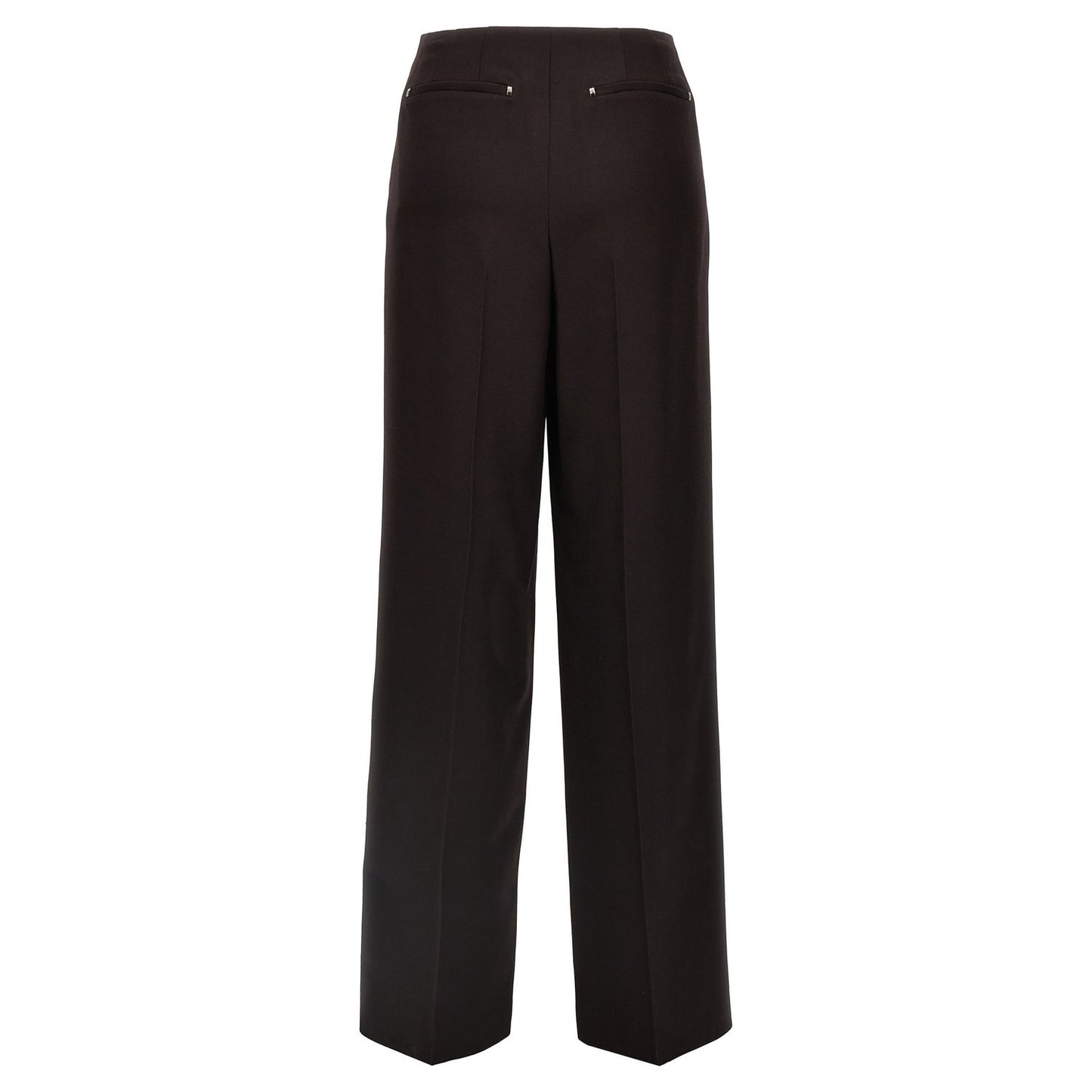 Fendi Purple Virgin Wool Dress Pants