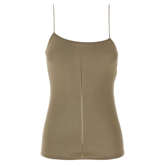 Lemaire Beige Viscose Tank Tops