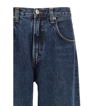 Agolde Blue Cotton Jeans Denim