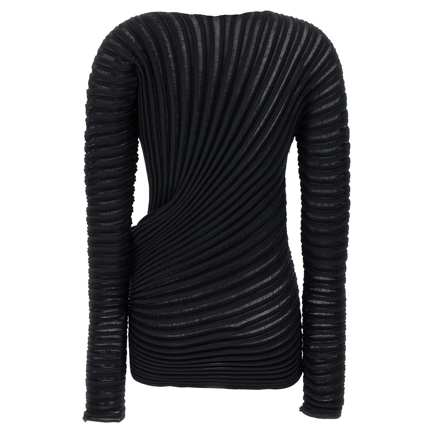Issey Miyake Black Polyester Shirt