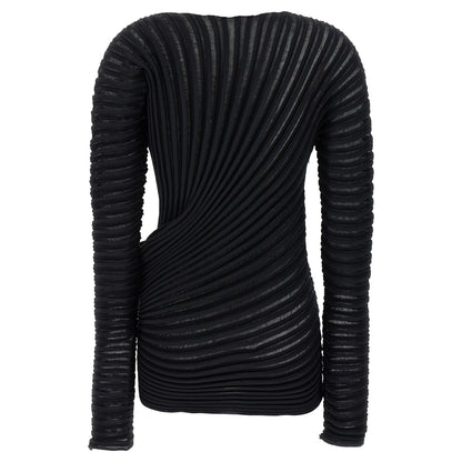 Issey Miyake Black Polyester Shirt