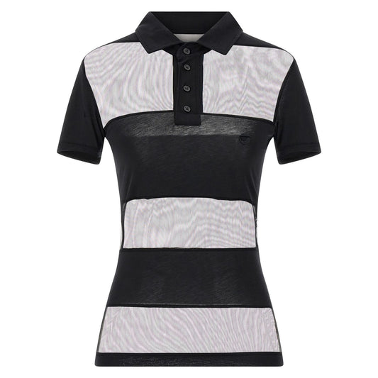 Coperni Black Cotton Polo Shirt