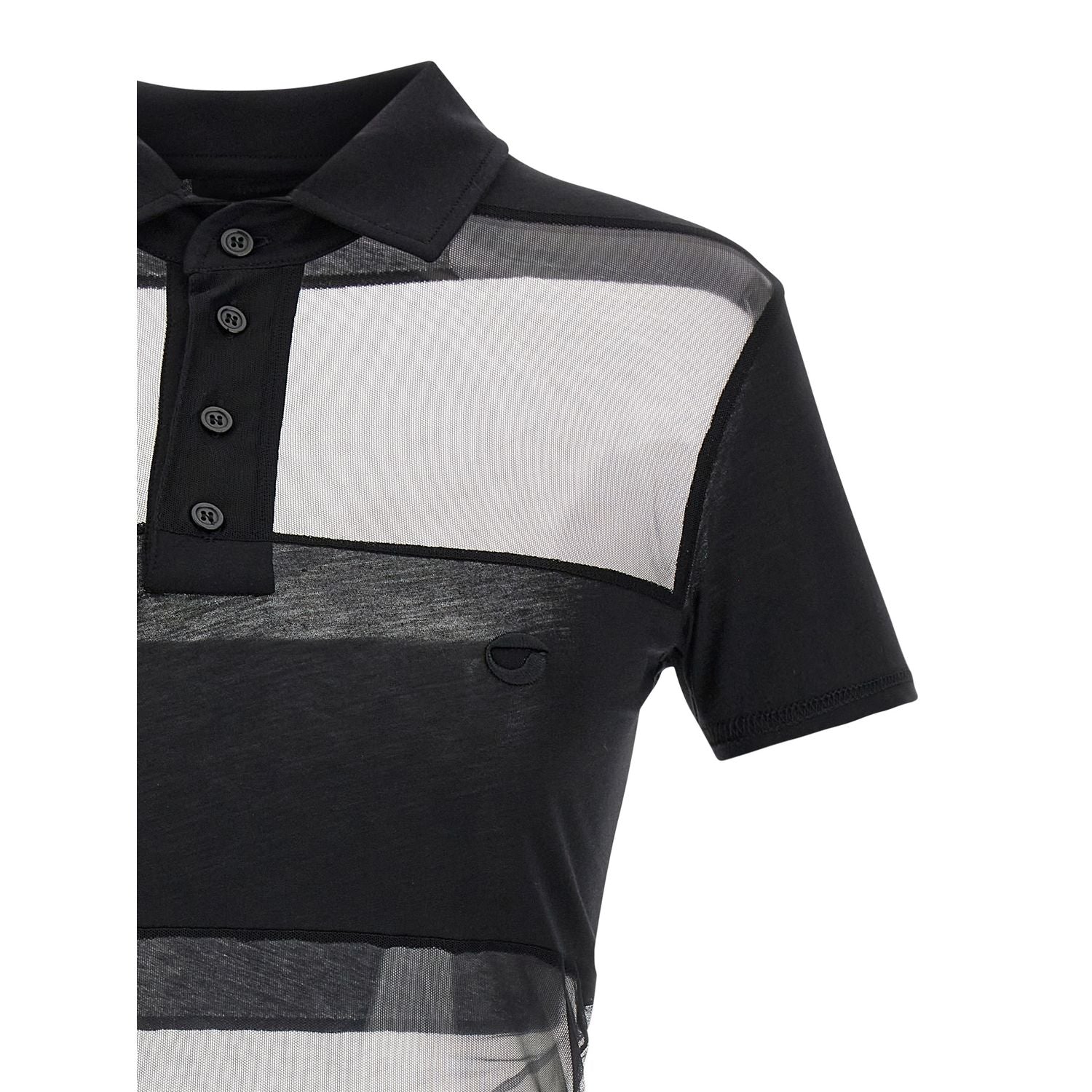 Coperni Black Cotton Polo Shirt