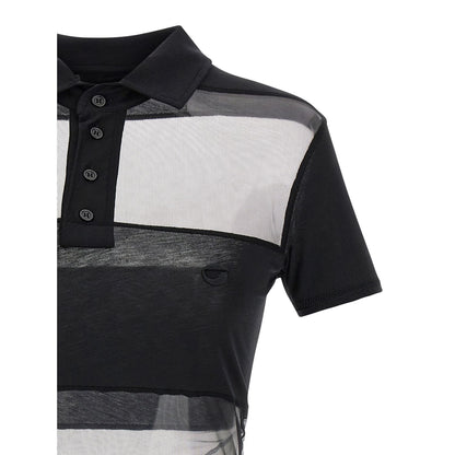 Coperni Black Cotton Polo Shirt
