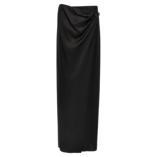 Tom Ford Black Silk Mini Skirt