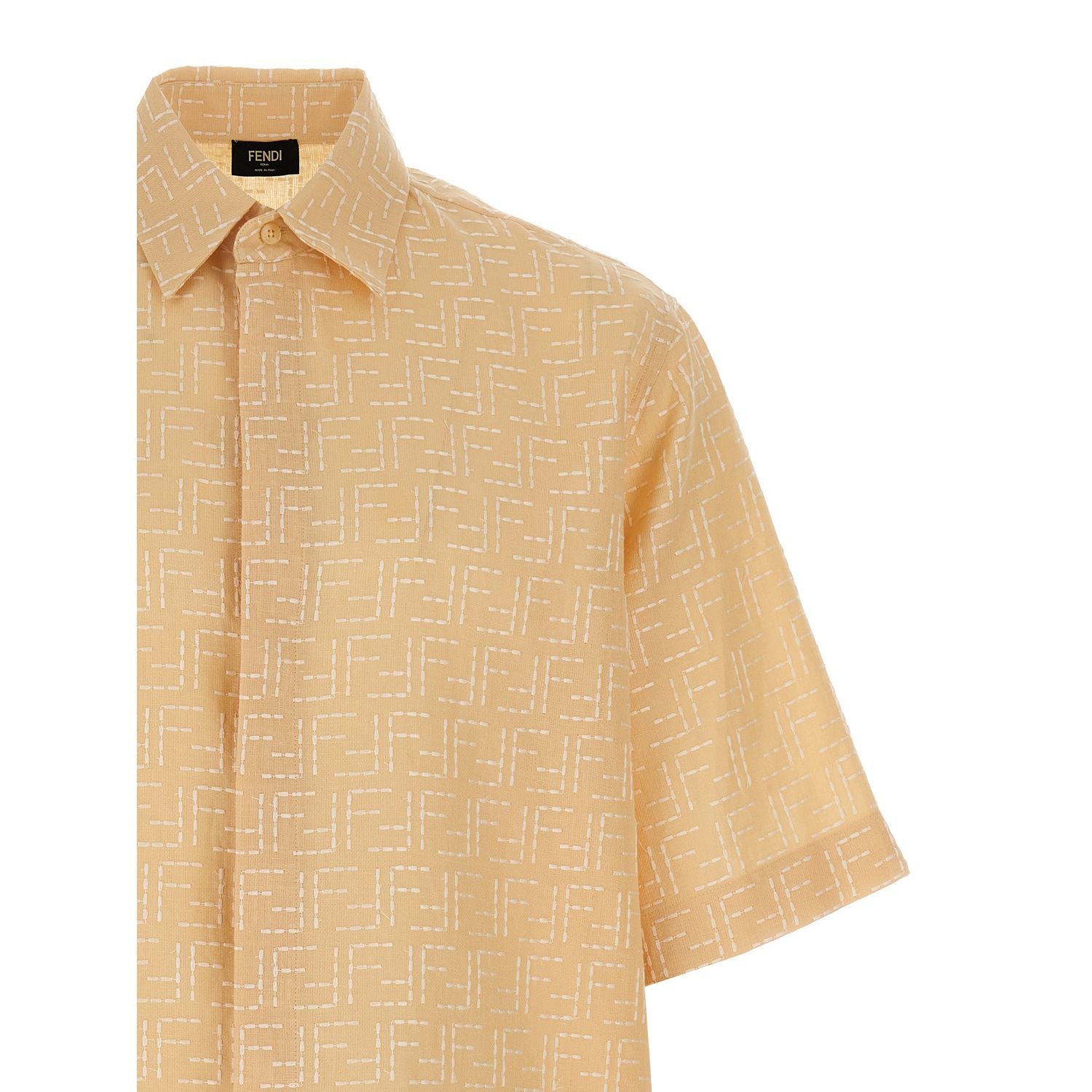 Fendi Beige Linen Blouse