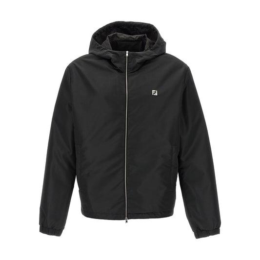 Fendi Black Polyester Shell Jacket