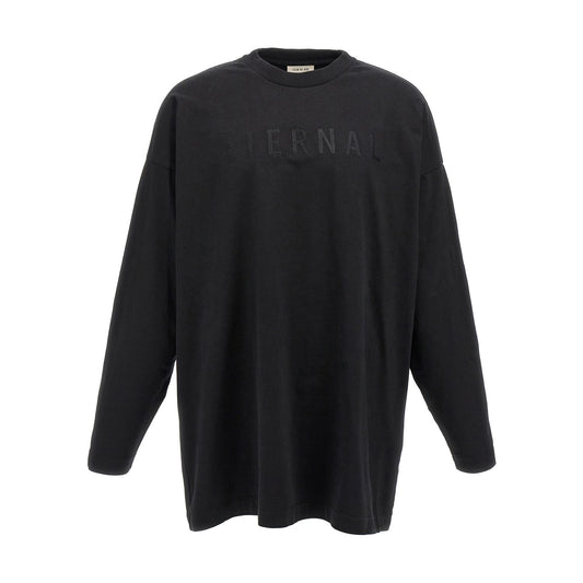 Fear Of God Black Cotton T-Shirt