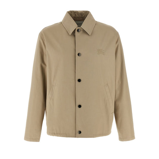 Burberry Beige Cotton Full-Length Jacket