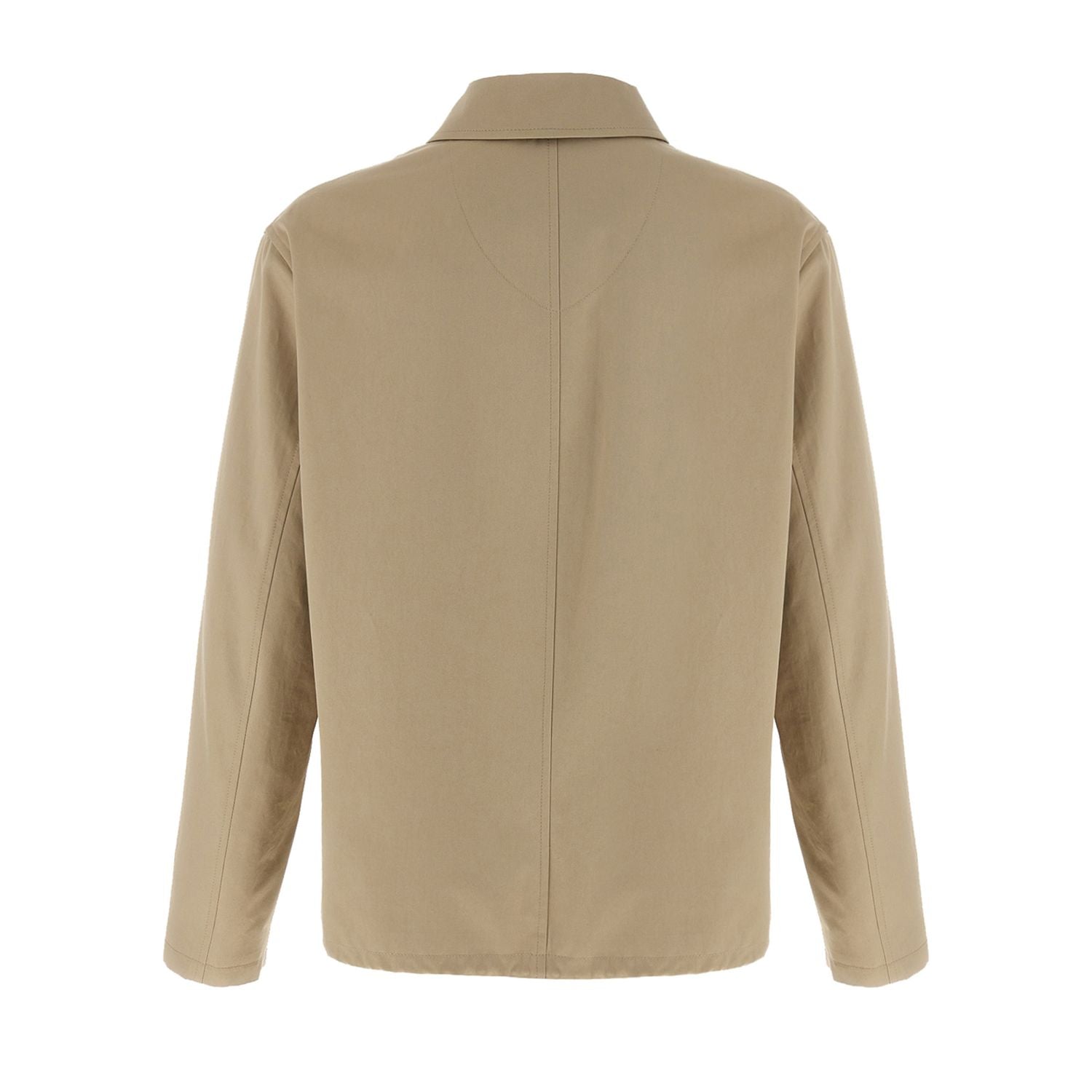 Burberry Beige Cotton Full-Length Jacket