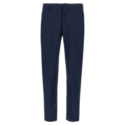 Department 5 Blue Cotton Cropped Pants