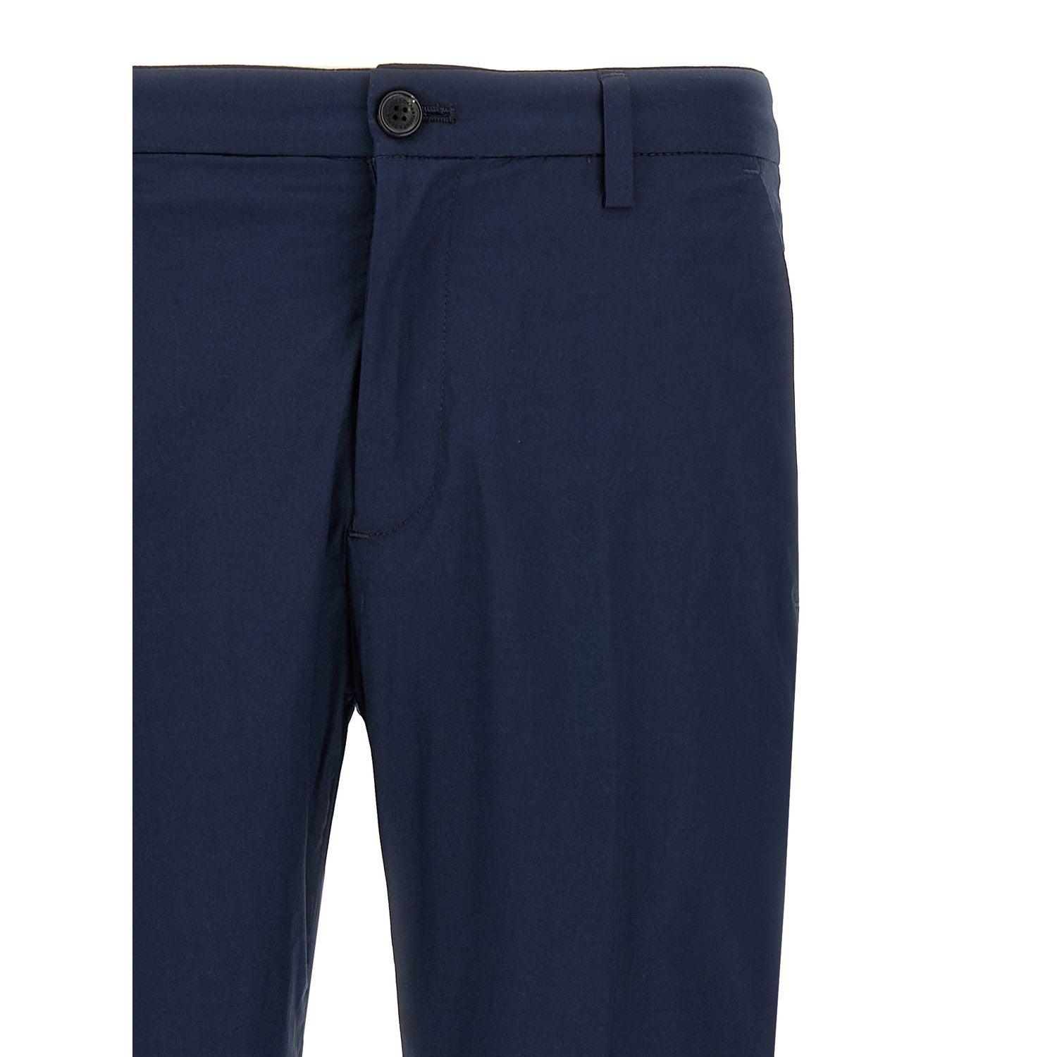 Department 5 Blue Cotton Cropped Pants