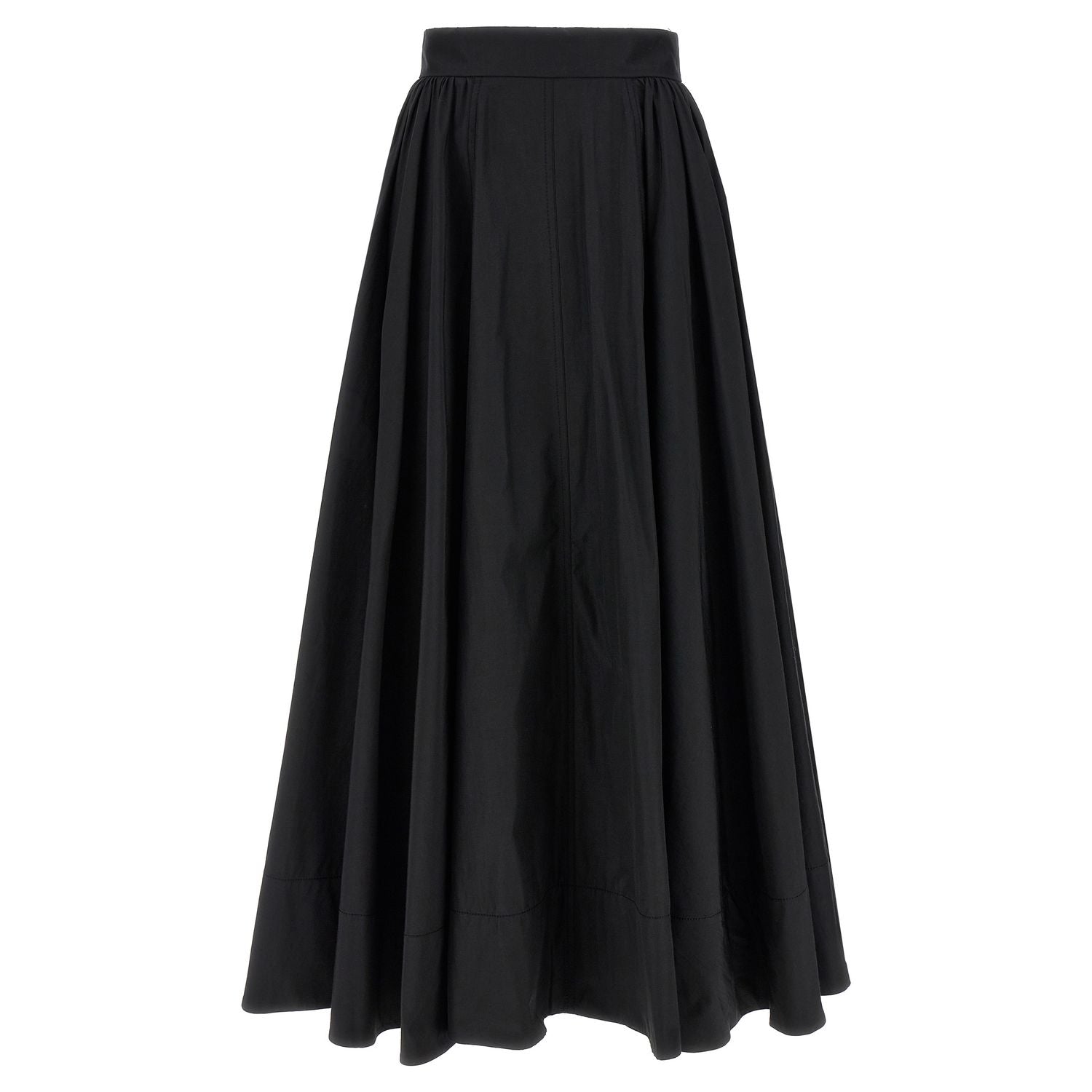 The Andamane Black Polyester Mini Skirt