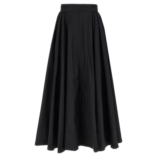 The Andamane Black Polyester Mini Skirt