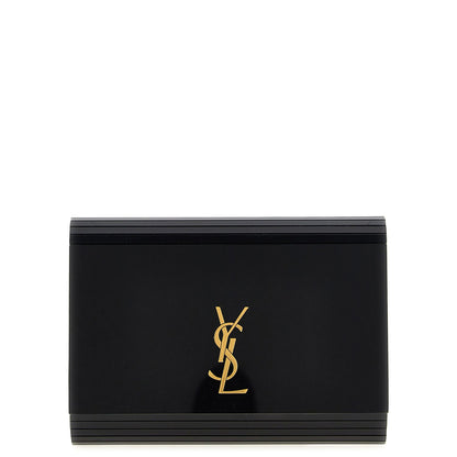 Saint Laurent Black Plexiglass Crossbody Bag