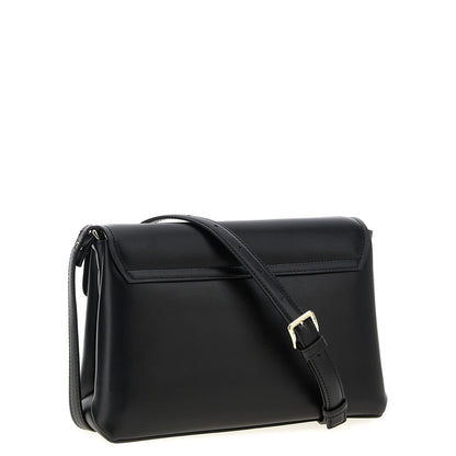 Furla Black Leather Shoulder Bag