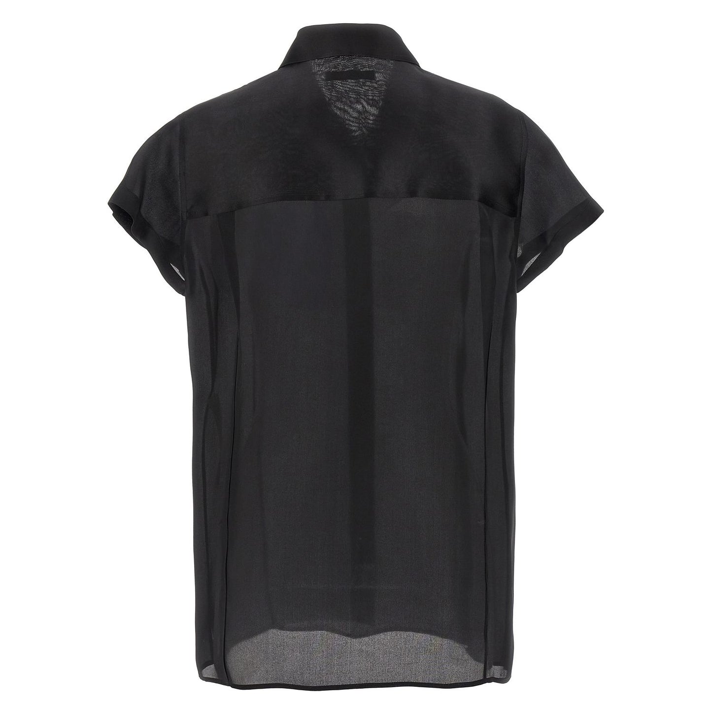 Khaite Black Silk Blouse