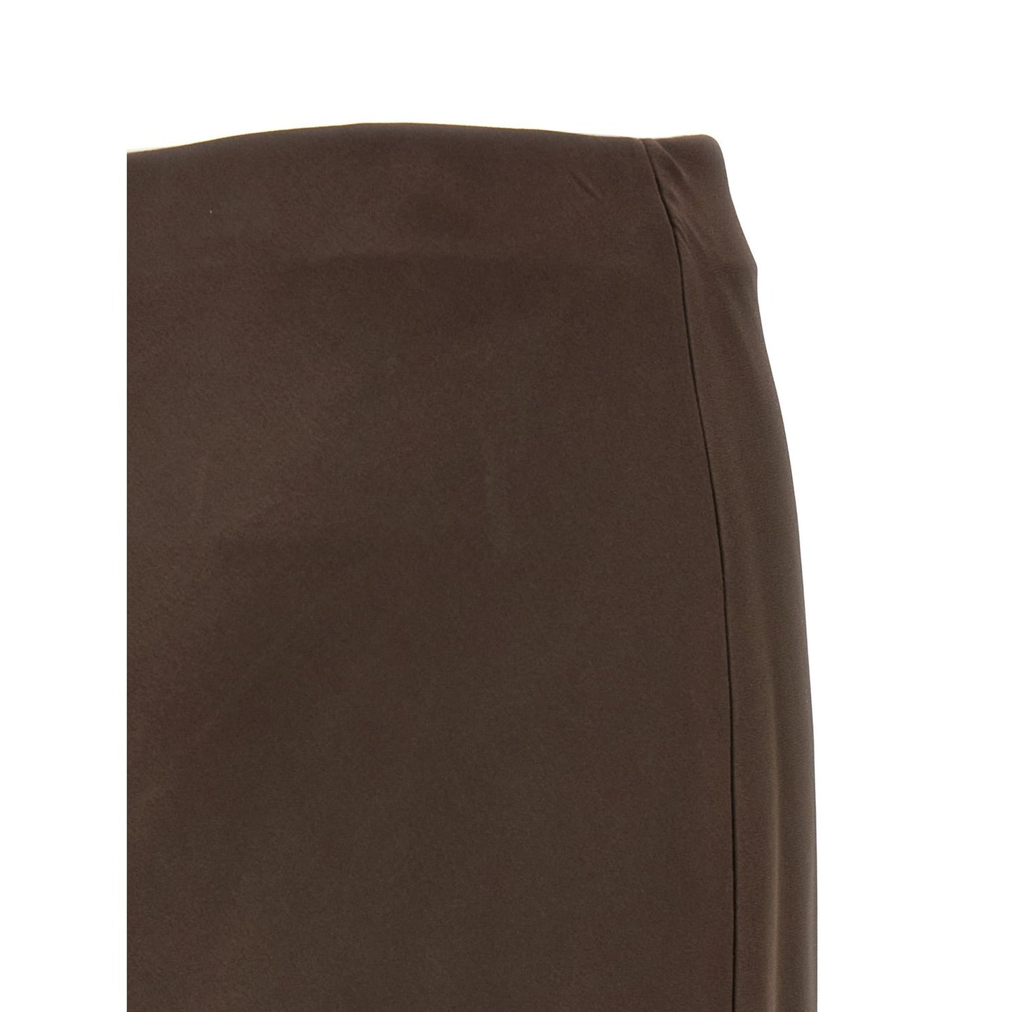 Brunello Cucinelli Brown Acetate Mini Skirt