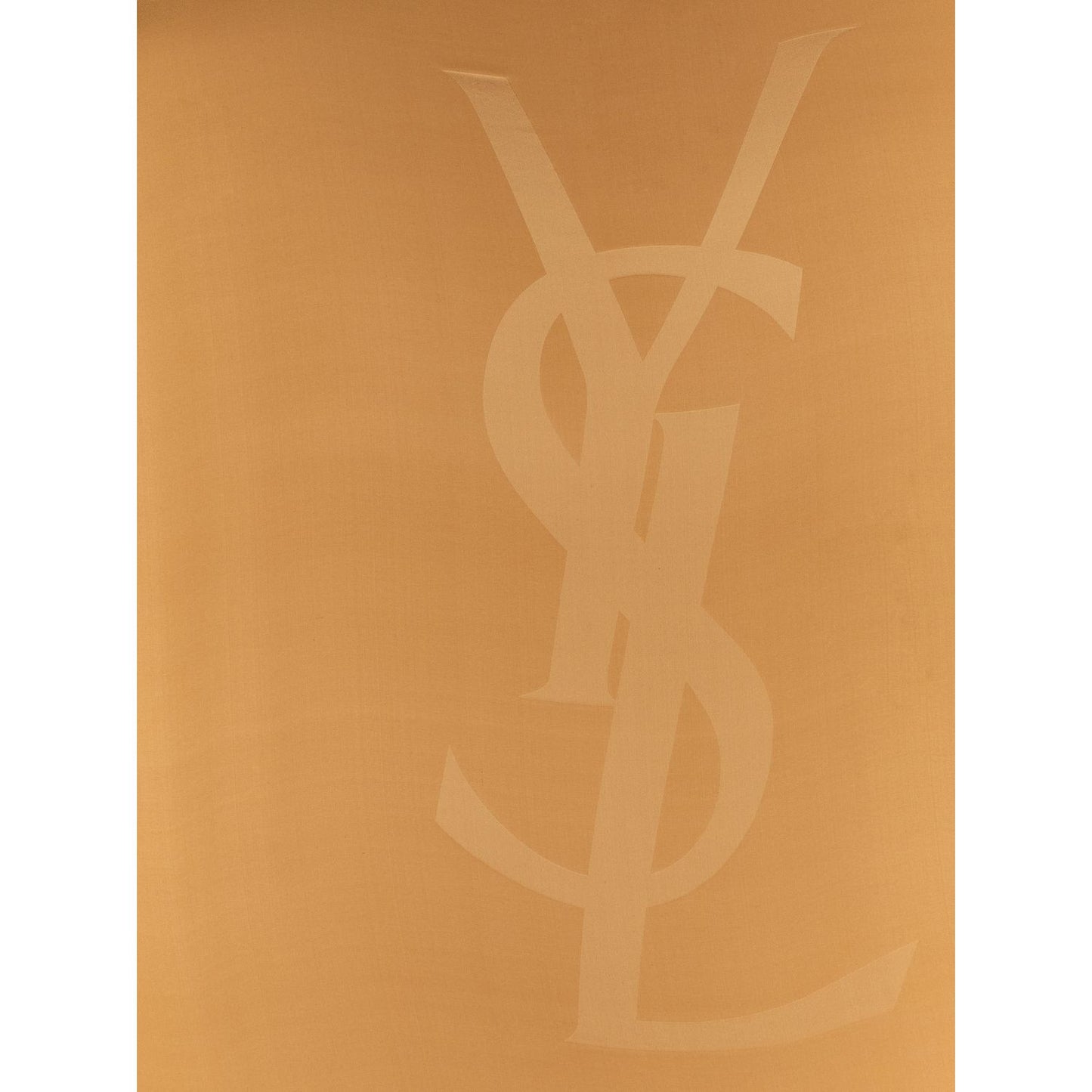 Saint Laurent Beige Silk Foulard
