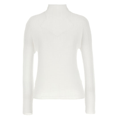 Issey Miyake White Polyester Blouse