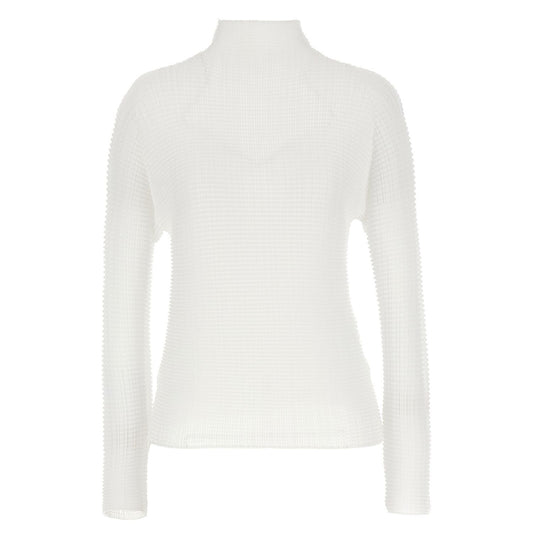 Issey Miyake White Polyester Blouse