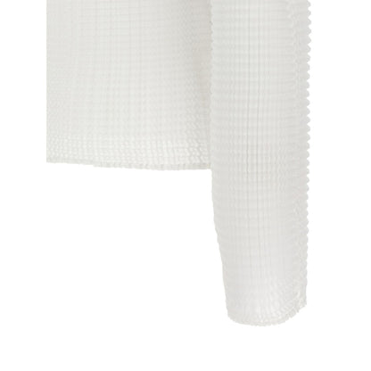 Issey Miyake White Polyester Blouse